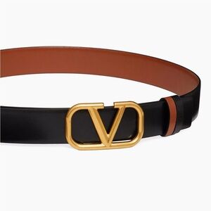 VALENTINO GARAVANI REVERSIBLE VLOGO SIGNATURE BELT